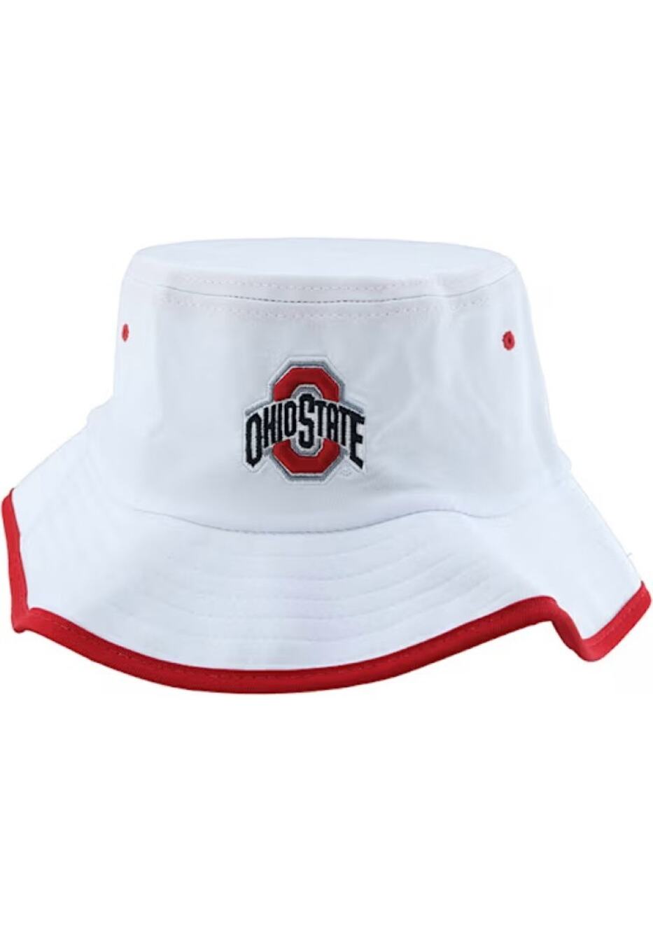 Men's Ohio State Buckeyes Zephyr White Bucket Hat / Cap - NWT (Large/XLarge)